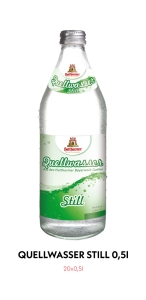 Quellwasser still 0,5l