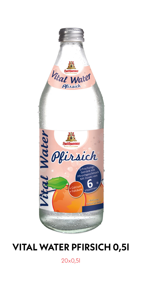 Vital Water Pfirsich 0,5l